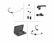 Audio-Technica BP892cW MicroSet® Subminiature Omnidirectional Condenser Microphone with Locking 4-Pin Connector, Black