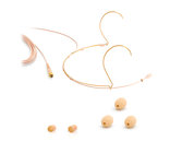 DPA 4066-OC-A-F00-LH dfine™CORE 4066 Omnidirectional Headset Microphone, Beige, MicroDot Cable Termination