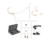 Audio-Technica BP892cH-TH MicroSet® Submini Omnidirectional Condenser Headworn Microphone, Biege
