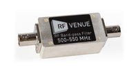 RF Venue BPF500T550 50 Band-Pass Inline Filter with BNC Connectors, 500-550 MHz