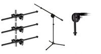 Latch Lake Music PRO-PACK-1 micKing Pro Pack 1 Microphone Stand/Boom Kit with (1) MK1100, (1) Spin Grip and (3) 24" Xtra Booms