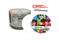 JVC TDMR-WPP-SB16-WS-MD 16x White Inkjet Printable, CMC Pro "Water Shield", 50-Disc Cakebox