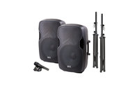 Gemini PA-SYS15  Complete Dual-Speaker Portable PA System