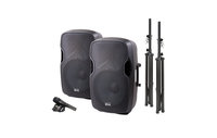 Gemini PA-SYS15 Complete Dual-Speaker Portable PA System