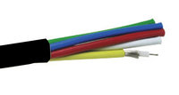 Gepco SV255SP-SEG-99 99ft Segment of 23 AWG 5-Conductor RGB Raw Snake Cable in Black