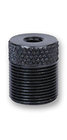 AEA AEA-TA1 5/8"-27M to 1/4"-20F Black Brass Microphone Thread Adapter