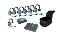 Eartec Co HUB7SMXS Eartec UltraLITE/HUB Full Duplex Wireless Intercom System w/ 7 Headsets