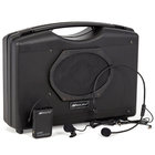 AmpliVox SW222A Audio Buddy Portable PA, with Wireless Head and Lapel Microphones