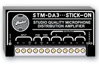 RDL STMDA3 1x3 Mic Level Distribution Amplifier