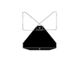 Lowel Light Mfg D2-23 Triangular Leaf