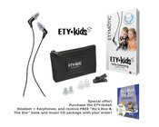 Etymotic Research EREK-5-HU ETY Kids5™ with Book/CD Kids Safe-Listening Earphones with Free "Hu's Hoo & The Zoo" Book + CD