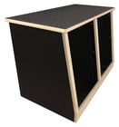 Sound Construction R14-2SL Double Bay Slanted Studio Racks 14RUx2 Studio Rack Cabinet with (2) 14RU Rack Bays
