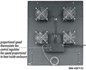 Middle Atlantic Products MW10FT-FC Integrated Rack Fan Top for MRK, WRK, DRK, VRK, VMRK Racks, One 10" fan 550 CFM