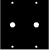Middle Atlantic Products 1/4X2-UCP Module w/2-1/4" holes