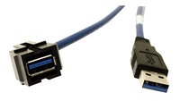 Altinex CM11370 USB 3.0 Snap-In Assembly for Table Top Interconnect Boxes