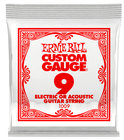 Ernie Ball P01009 .009 Acoustic or Electric Single Plain String Pack