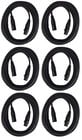 Cable Up MIC-20-SIX-K MIC-20 Bundle (6) Pack of MIC-20 XLR Microphone Cables
