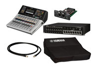 Yamaha TF1-STARTER-PACK-K TF1 Starter Pack Bundle with Dante Card, Stagebox, Cat6 Cable and Cover