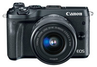 Canon EOS-M50-DUAL-LENS-KT EOS M50 Dual Lens Bundle 24.1MP Mirrorless Camera with EF-M 15-45mm & 55-200mm Zoom Lenses