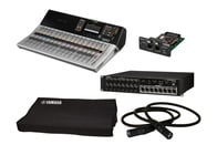 Yamaha TF5-STARTER-PACK-K TF5 Starter Pack Bundle with Dante Card + Stagebox + Cover + CAT6 Cable