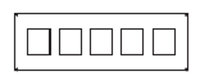 FSR T6-LB-5SS T6 Large Section Bracket for 5 Snap-In Connectors