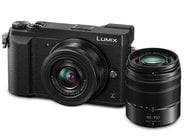 Panasonic DMC-GX85WK LUMIX GX85 4K Mirrorless 16MP Camera with 12-32mm and 45-150mm Lenses in Black