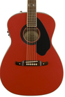 Fender Tim Armstrong Hellcat Ruby Red Acoustic Guitar