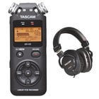 Tascam DR-05/TH-MX2-K Digital Stereo Recorder With FREE TH-MX2 Headphones