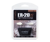 Etymotic Research ER20XS-CCC-C ER•20XS Large Clear Stem / White Tip Earplugs in Clamshell Package