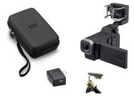 Zoom Q8-ZOOM-PK1-K Handheld HD Video / 4-Track Audio Recorder Bundle with Charger, Camera Mount Adapter, 32GB microSDHC Card, Soft Case