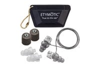 Etymotic Research ER20XS-UF-P ER•20®XS Universal Fit Clear Stem Earplugs with 3 Eartip Sets in Polybag