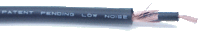 Mogami W2524-656-BLACK Instrument Cable, 20g, 1c, 656`