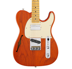 G&L Guitars ASAT Classic Bluesboy Semi-Hollow Clear Orange Tribute Series Semi-Hollowbody Electric Guitar