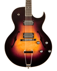 The Loar LH-280-CSN Single Cutaway Archtop Guitar with Dual Humbuckers in Sunburst Finish