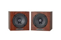 Auratone 5C-MAHOGANY 5C Super Sound Cube Pair of 5C Passive Studio Monitors with Mahogany Laminate Finish