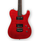 G&L Guitars ASAT-DELUXE-TRD ASAT Deluxe Carved Top Trans Red Tribute Series Electric Guitar