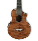 Ibanez UEW15E Open Pore Natural UEW Series Acoustic/Electric Cutaway Concert Ukulele with UK-300T Preamp