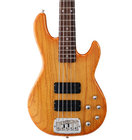 G&L Guitars M-2500 Honey Burst Tribute Series 5-String Electric Bass with Swamp Ash Body and Rosewood Fingerboard