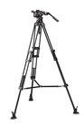 Manfrotto MVKN12TWINMUS Nitrotech N12 Fluid Video Head with Twin Leg Tripod and Middle Spreader