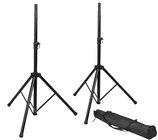 Gator RI-SPKRSTDSET 2x Tripod Speaker Stands with Carry Bag