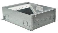 FSR FL-500P-4-B 4" Deep Floor Box with Steel Temporary Construction Cover
