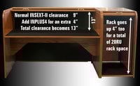 HSA INPLUS4 4" Extra Height Add-On Option for Inspire Rolltop Desks