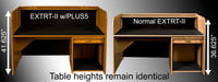 HSA PLUS5 5" Extra Height Option for Low-Profile Desks