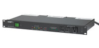 Lowell ACSPR-2009-VTE Power Panel, 20A, 5 Switched 4 Unswitched Outlets, 1Rack Unit, Surge Support