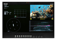 Marshall Electronics V-R185-DLW 18.5" Desktop and Rackmount Dual Link / Waveform Monitor with In-Monitor Display