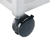 Bretford Manufacturing 044-0025 Hard Rubber Casters, 5"