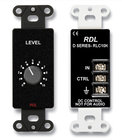 RDL DB-RLC10K Remote Level Controller, 0-10K Ohm, Black