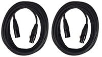 Cable Up MIC-20-TWO-K MIC-20 Bundle (2) Pack of MIC-20 XLR Microphone Cables