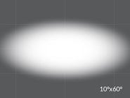 Rosco OPTI-SCULPT-10X60-20 24"x20" Sheet of 10°x60° OPTI-SCULPT Filter