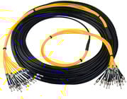 Camplex HF-TS12LC-0100 12-Channel Tactical Fiber Optical Snake 100 ft Fiber Optic Snake with LC Single Mode Connectors